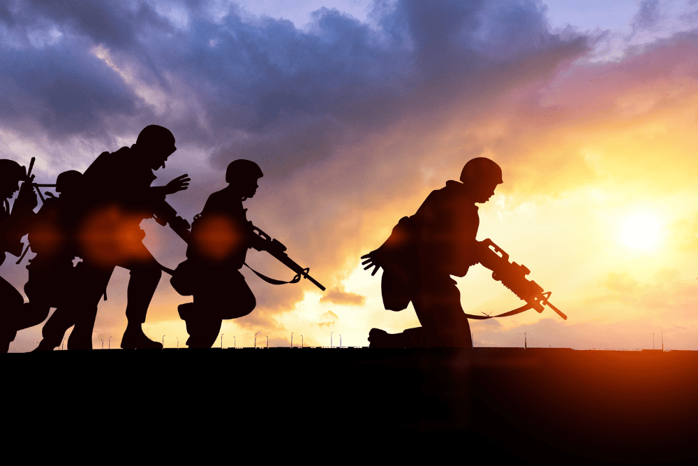 A Malnourished Soldier on Duty