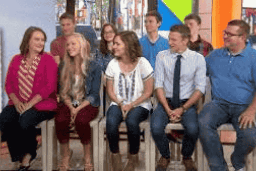 sitting in a tv show