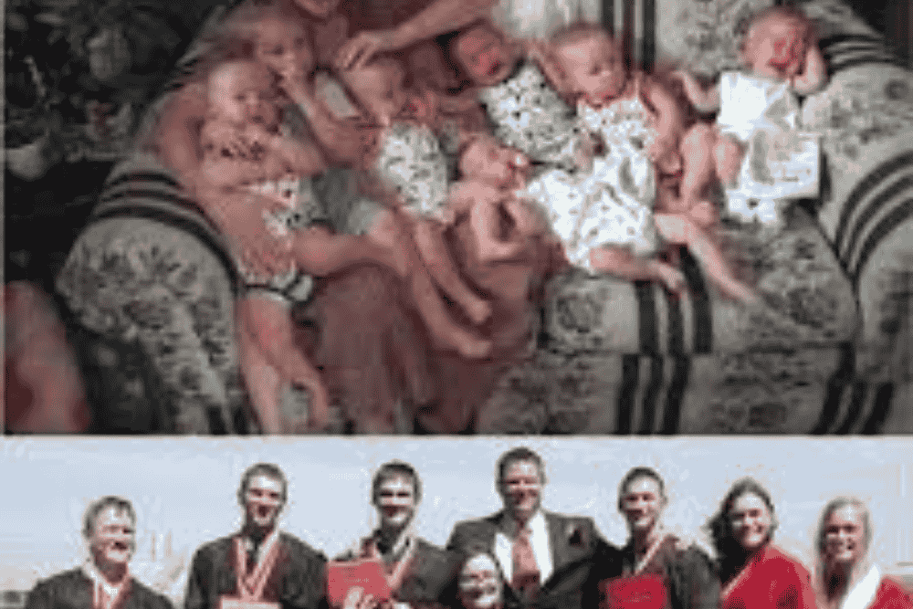 when they were young vs when they graduated